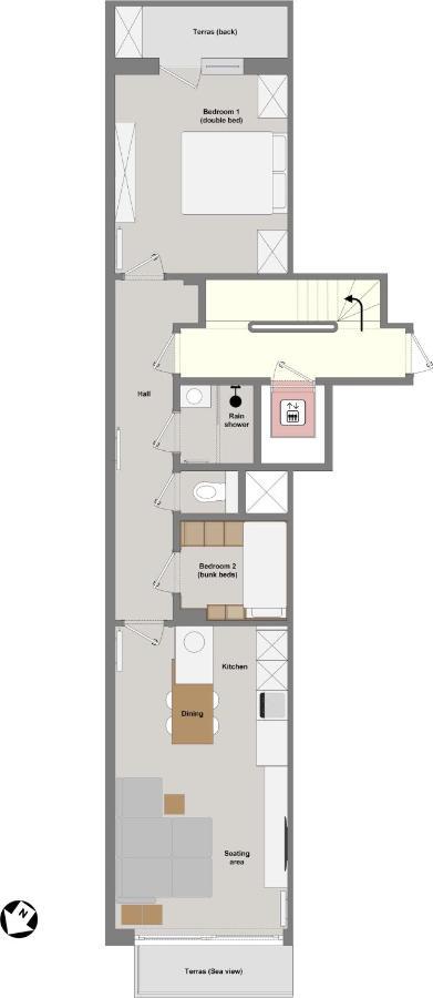 Ostend Sea View Apartment מראה חיצוני תמונה